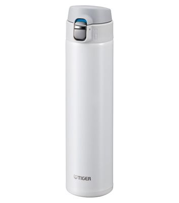TIGER 0.6L Ultra Light S/Steel Push Button Bottle (Snow White) MMJ-A601 (WW)
