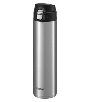 TIGER 0.6L Ultra Light S/Steel Push Button Bottle (Clear Stainless) MMJ-A601 (XC)