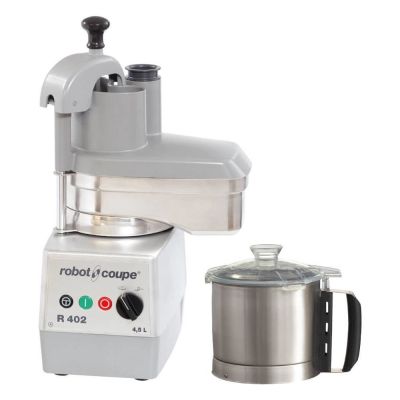ROBOT COUPE 4.5L Food Processors: Cutters and Vegetable Slicers 230/50/1 R-402 (230V)