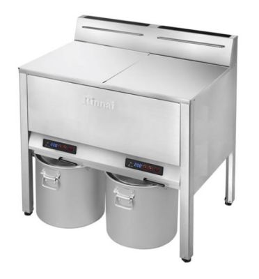 RINNAI Twin Tank Floor-Standing Gas Fryer With Safety Valve RFA-427G