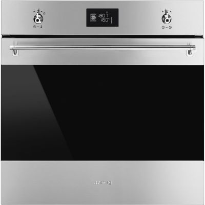 SMEG 60cm SS Classic Series Fingerproof Electric Thermoventilated Oven SO 6302TX