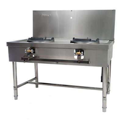THE BAKER Stainless 2 Burners Kwali Range