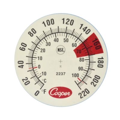 Cooper-Atkins 2237-04-8 Espresso Milk Frothing Thermometer