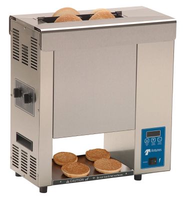 ANTUNES Digital Vertical Contact Toaster with Heated Base (10 sec toast time)