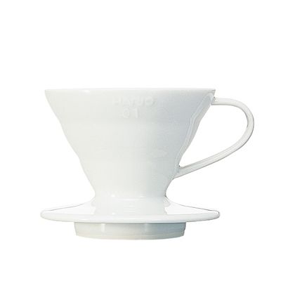 HARIO V60 Coffee Dripper 01 Ceramic / White VDC-01W