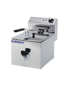 EUROMAX Fryer Single 8L with Tap 10360K