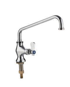 PRE-RINSE Single Pantry Deck Mounted Type c/w 12" Swing Nozzle Faucet 9812-12