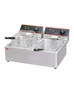 CN Counter Top Electric Fryer - Double Tank CN-EF6L2