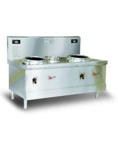 ECO KITCHEN Commercial Induction Chinese wok Station (Double) ND-A0W-L16*2DL