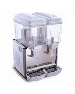 COROLLA 2 Tank Juice Dispenser With Unbreakable Polycarbonate Bowl (White) COROLLA-2SW