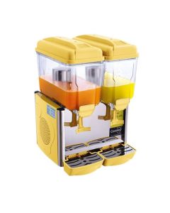 COROLLA 2 Tank Juice Dispenser With Unbreakable Polycarbonate Bowl (Yellow) COROLLA-2SY