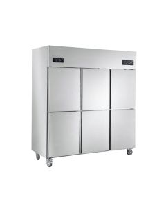 FRESH Upright Dual Temperature Refrigerator 2 Doors Freezer / 4 Doors Chiller CSUF15A2B4