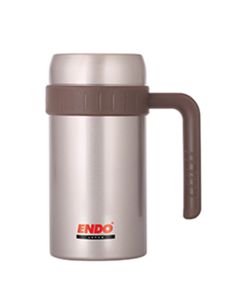 ENDO 500ML Desk Mug + Tea Strainer CX-3002 (Champagne Gold)