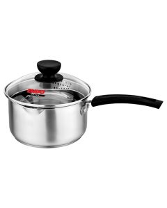 ENDO 18cm Stainless Steel Saucepan with Pouring Spouts E-SA18 (P)