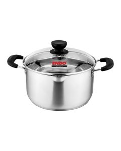 ENDO 24cm Stainless Steel Stock Pot with Pouring Spouts E-SP24(P)