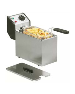 ROLLERGRILL 5Lt. Electric Single Tank Counter-Top Fryer FD50