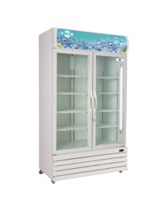 FRESH 2-Door Refrigerator Display - Chiller FDC-P1000WE-HA