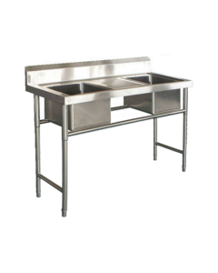 FRESH Double Bowl Sink Table FST1500-2MT