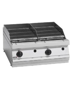 FAGOR Gas Countertop Carcoal Griller with Two Grids BG7-10 