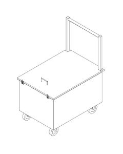 Stainless Steel Industrial Weight Box Trolley 