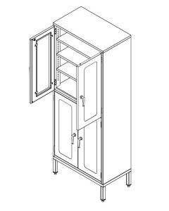 Stainless Steel Surgical Cabinet