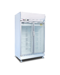 [PRE-ORDER] SNOW 2 Door Display Upright Chiller | 1240 x 735 x 2075 LY1000BBC-H