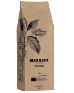 Cafes Richard Labelled Blends MASSAYA BLEND (Coffee Bean 70% Arabica) Organic 1KG 