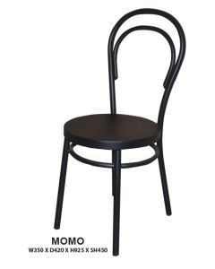 Momo Dining Chair | Steel Frame in Epoxy