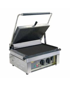 ROLLER GRILL Contact Grill with Timer PANINI FLAT