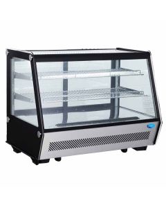 SNOW Counter Top Curve Glass Display Chiller 160L RTW-160L-4