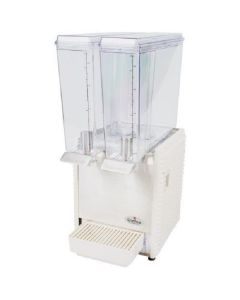 CRATHCO Classic Mini Twin Bowl Refrigerated Beverage Dispenser E295-4