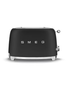 SMEG Two Slice Toaster Special Edition - Matt Black TSF01BLM