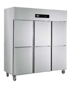 FRESH 6 Doors Upright Refrigerator Chiller (S/Steel)  CSUF15B6