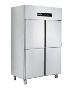 FRESH 4 Doors Upright Refrigerator Freezer (S/Steel) CSUF10A4 