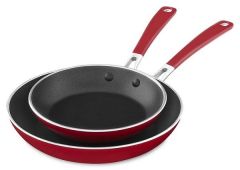 KITCHENAID (COOKWARE) Aluminium Nonstick 8" and 10" Skillets Twin Pack KC2A08TPER