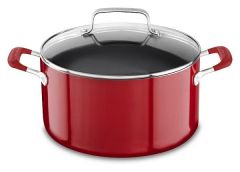 KITCHENAID (COOKWARE) Aluminium Nonstick 8" Stockpot with Lid KC2A60LCER