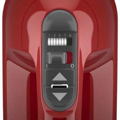KITCHENAID 9 Speed Hand Mixer (Empire Red) 5KHM9212BER