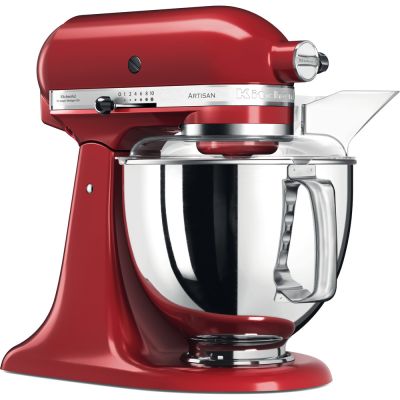 KITCHENAID 4.8L Artisan Tilt Head Stand Mixer with Twin Bowls (Candy Apple Red) 5KSM175PSBCA