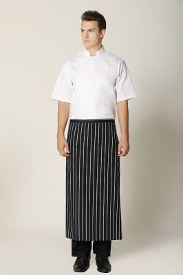 GREENCHEF Chef Apron (Width:27&quot;) - Big Stripes ADC608PC
