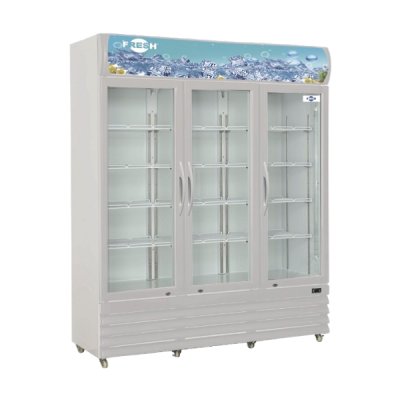 FRESH 3-Door Refrigerator Display - Chiller FDC-P1500WE-HA