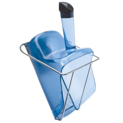 RUBBERMAID Ergosafe Ice Scoop with Hand Guard and Holder FG9F5100TBLUE