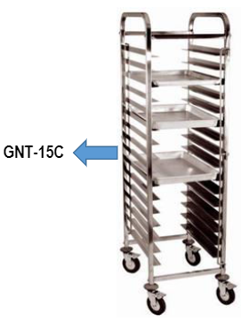 Golden Bull Gastronorm Pan Trolley (w/o Tray) GNT-15C