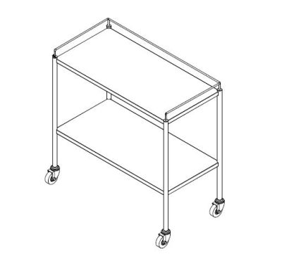 Stainless Steel Instrument Trolley / Cart