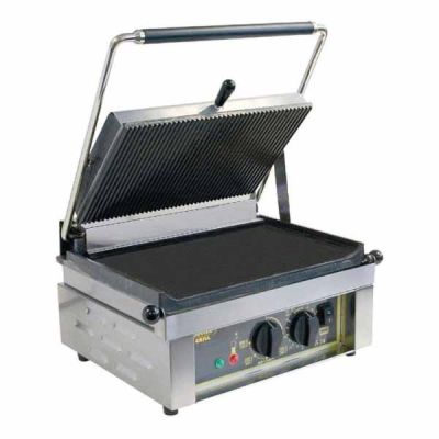 ROLLER GRILL Contact Grill with Timer PANINI FLAT