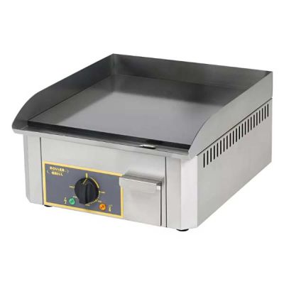 ROLLERGRILL 400mm Electric Griddle Cooking Plate: Steel Enameled PSR-400EE