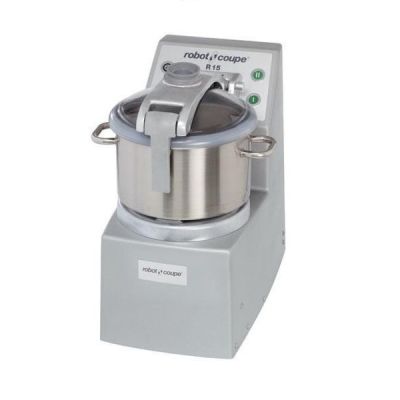 ROBOTCOUPE 15Ltr Vertical Cutter Mixer With 3-Stainless Steel Straight Blade Knife R-15