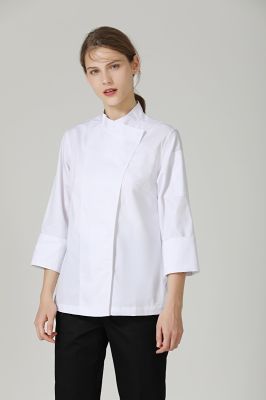 GREENCHEF Rosemary White Chef Jacket (Long Sleeve) CWL8060PC