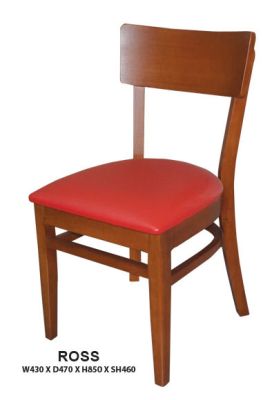 Ross Dining Chair | Cushion Seat 
