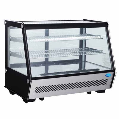 SNOW Counter Top Curve Glass Display Chiller 160L RTW-160L-4
