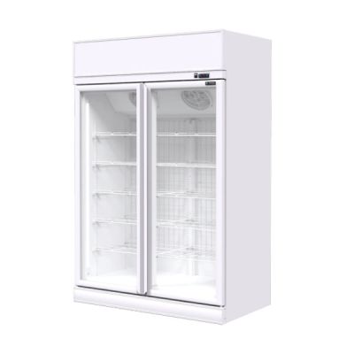 SANDEN	2 Door Multidesk Glass Door Freezer 1006L (Plug-In) SFM-1005